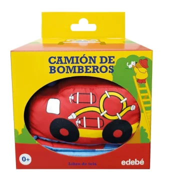 Libro de bomberos- Libro de tela para bebes, Edebè