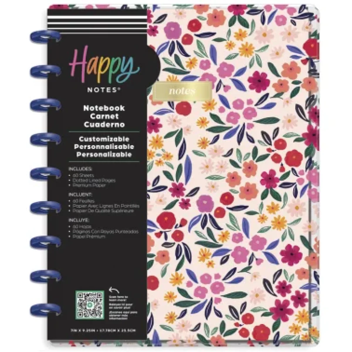 Bloc de notes 60 fulls Happy Planner Poppies ND0005C023