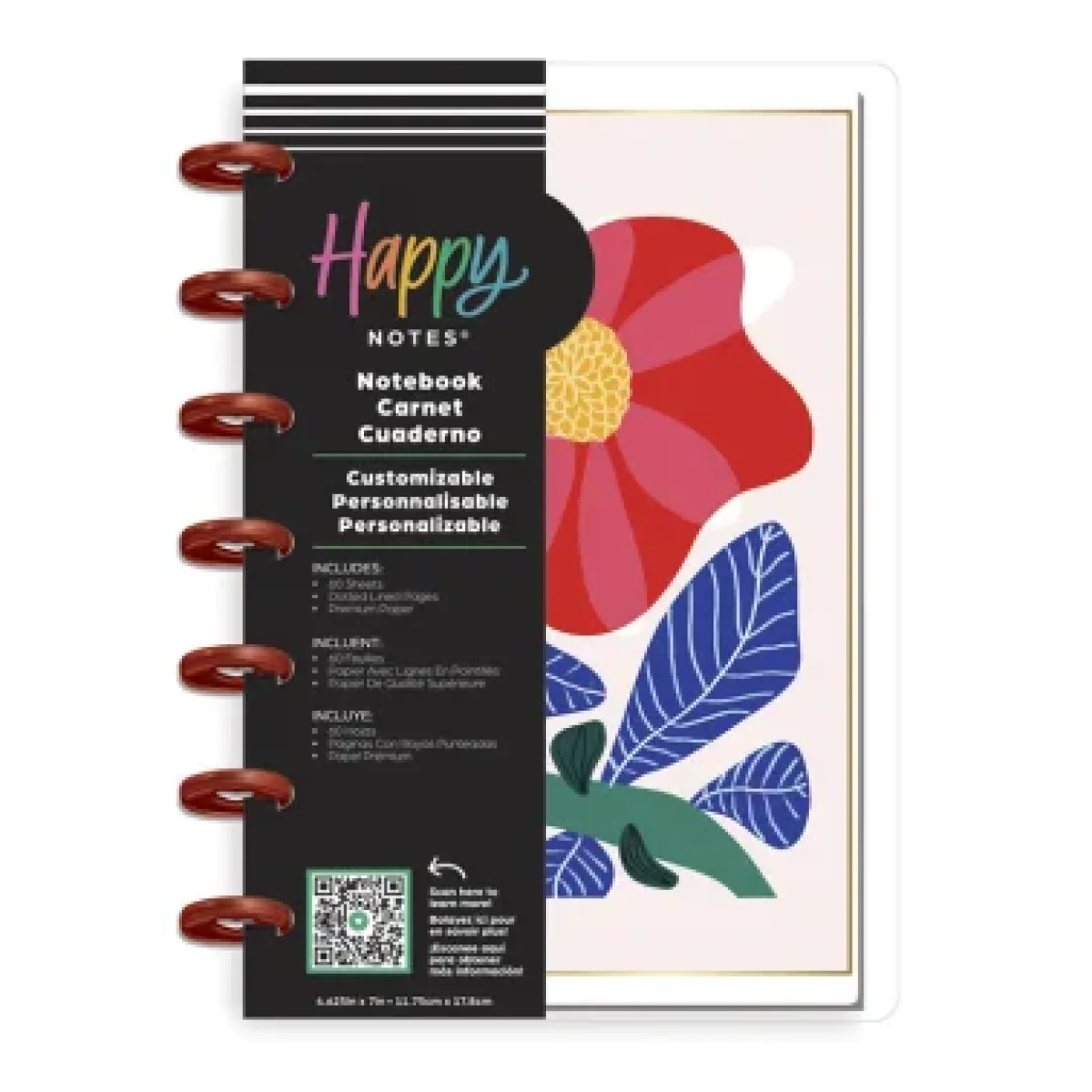 Bloc notes mini 60 fulls Happy Planner Pop of joy ND0006M021