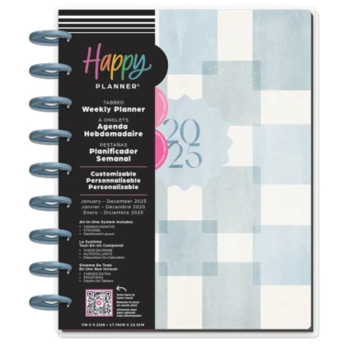 Bloc notes mini 60 fulls Happy Planner Coastal Club ND0006M018