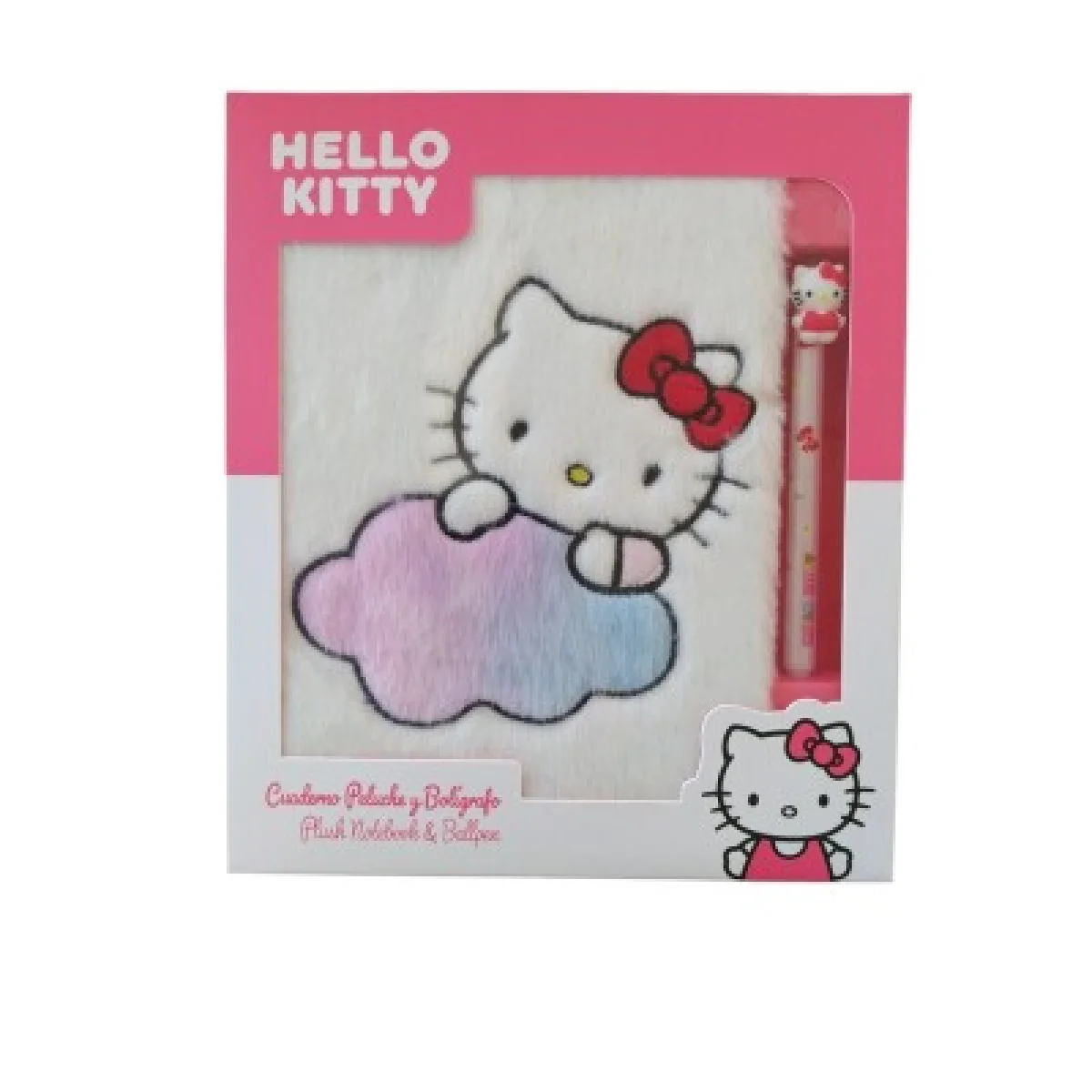 Quadern i bolígraf peluix Hello Kitty CYP SET37-01HK