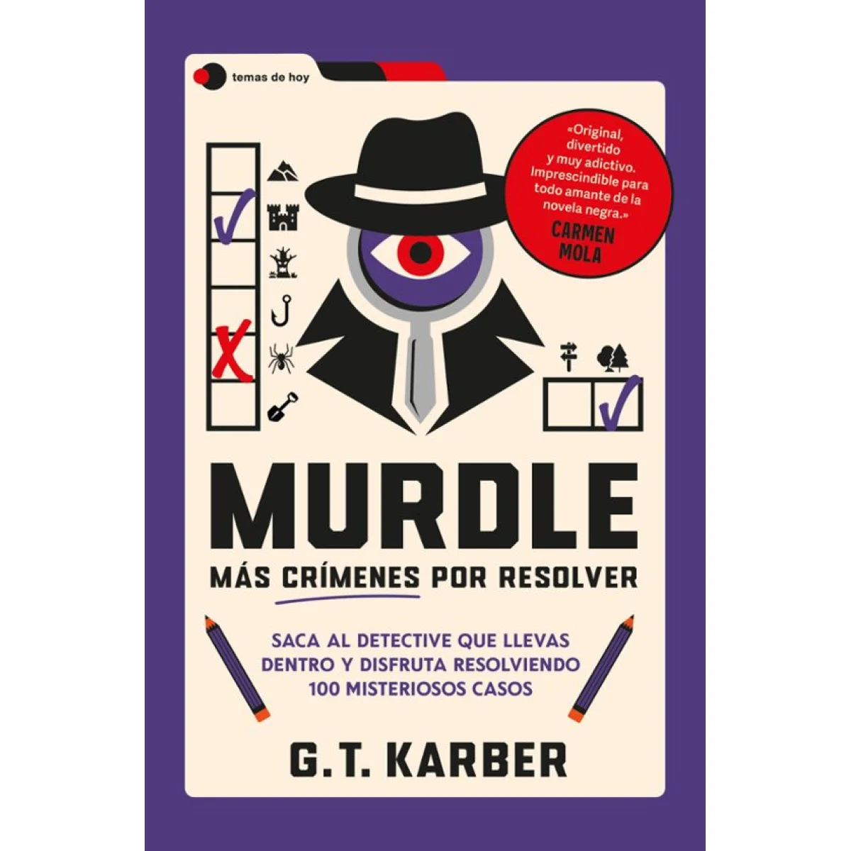 Murdle: Más crímenes por resolver, G.T. Karber, Temas de hoy