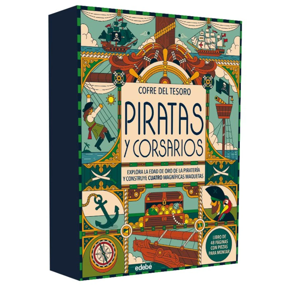 Cofre del tesoro: Piratas y corsarios, Edebé
