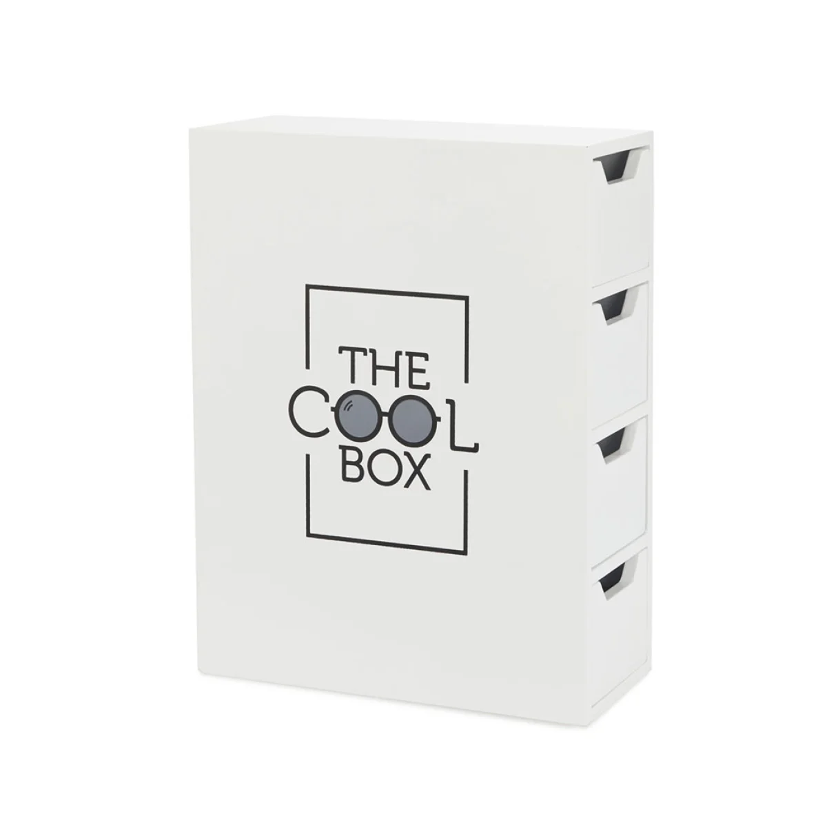 Caixa ulleres fusta blanca The Cool Balvi 27667