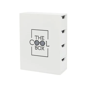 Caixa ulleres fusta blanca The Cool Balvi 27667