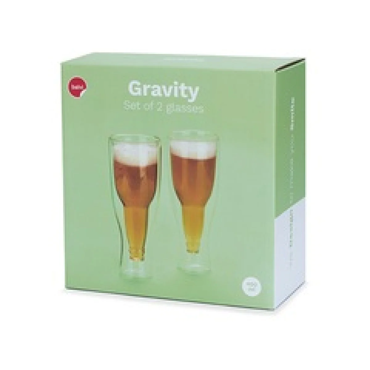 Gots de cervesa 400 ml Gravity Balvi 24058 -2 u- 