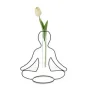 Gerro metal/vidre yoga  Silhouette Balvi 27584