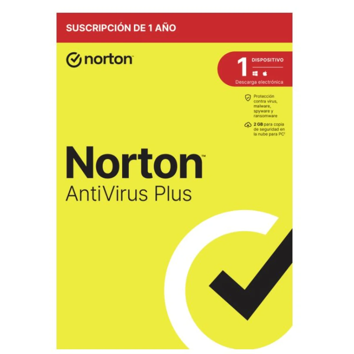 Antivirus Norton Plus 1 usuari 1 any