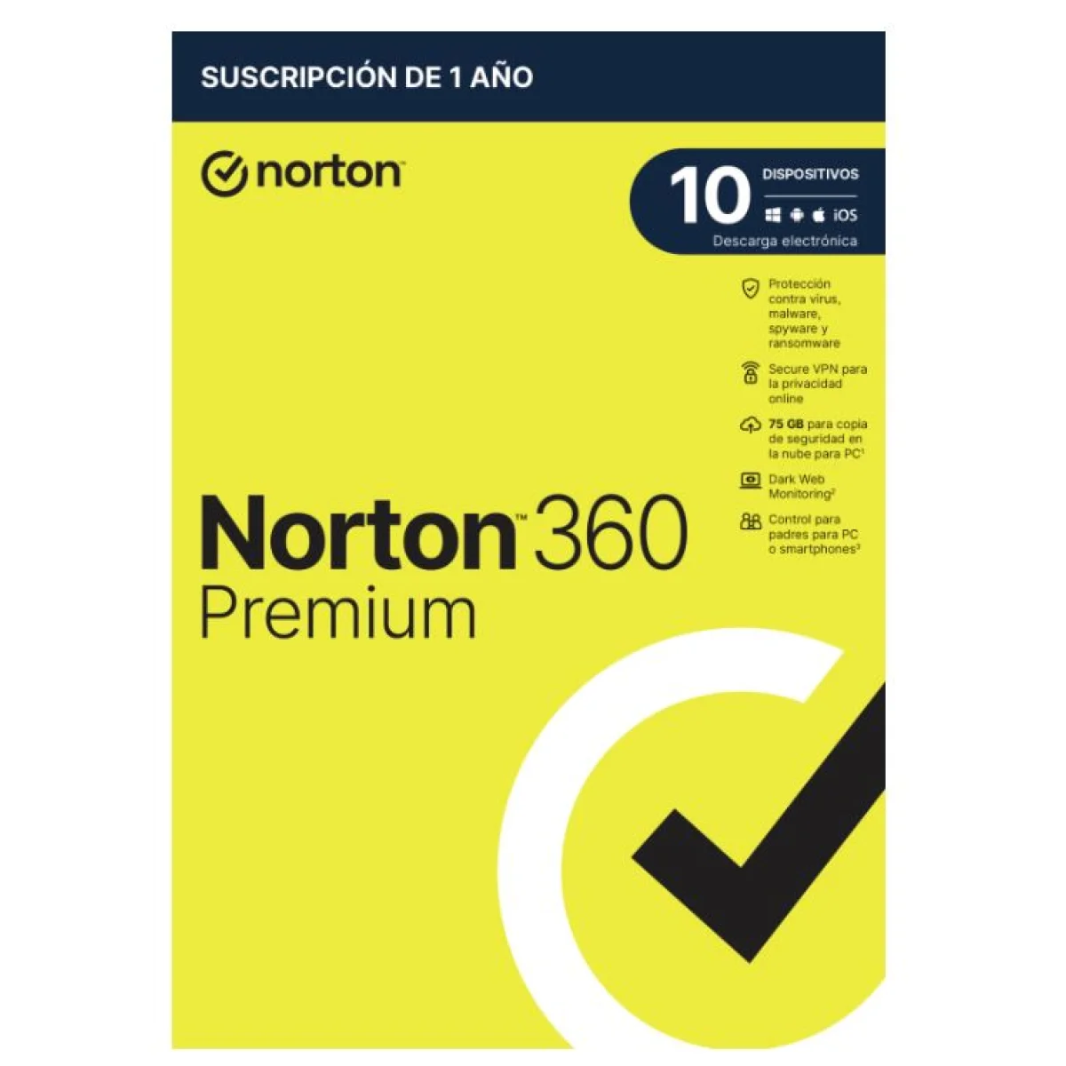 Antivirus Norton 360 Premium (10 usuaris)
