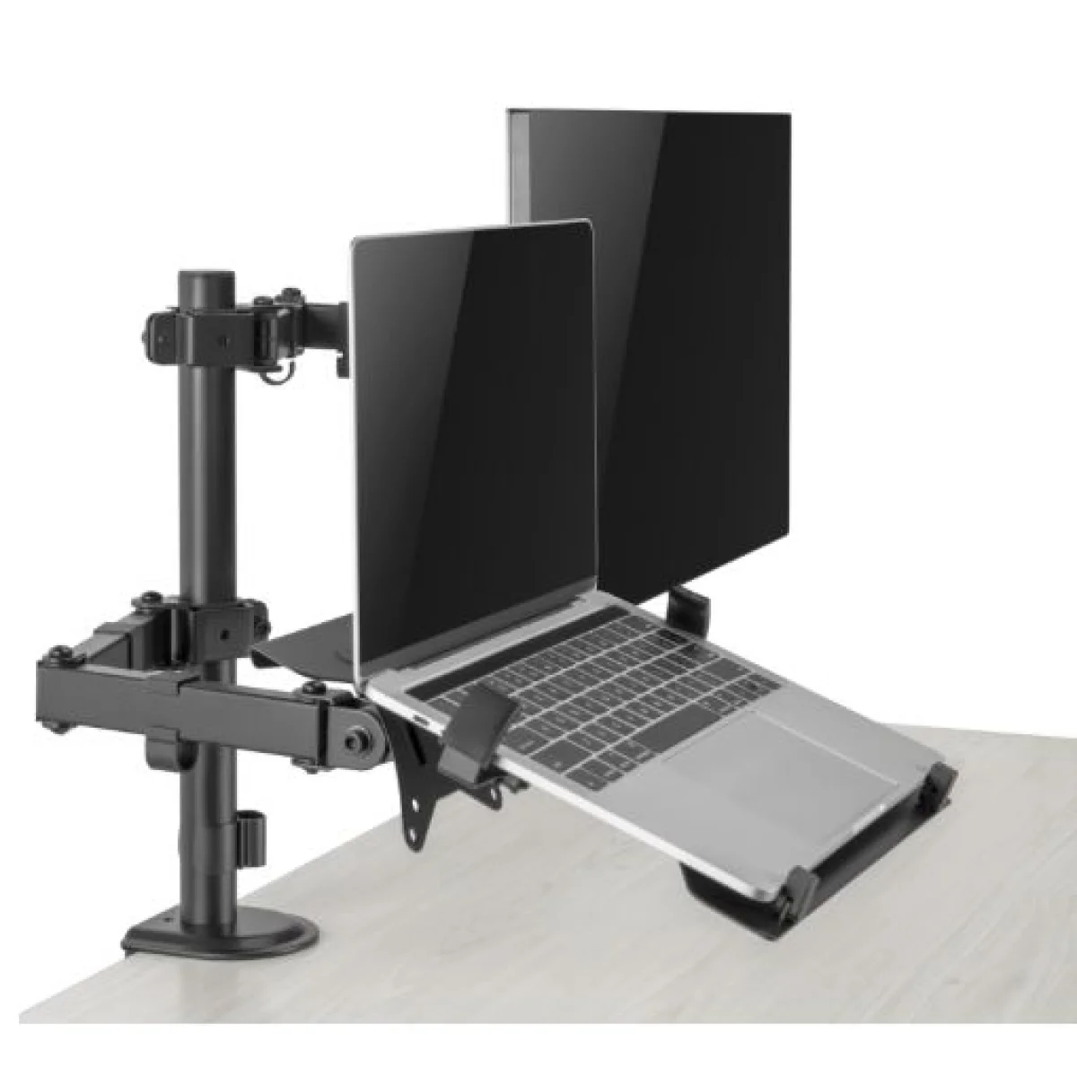 Braç articulat 1 monitor + 1 portàtil Ewent EW1519