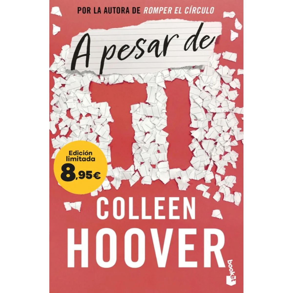 A pesar de ti, Colleen Hoover, Booket