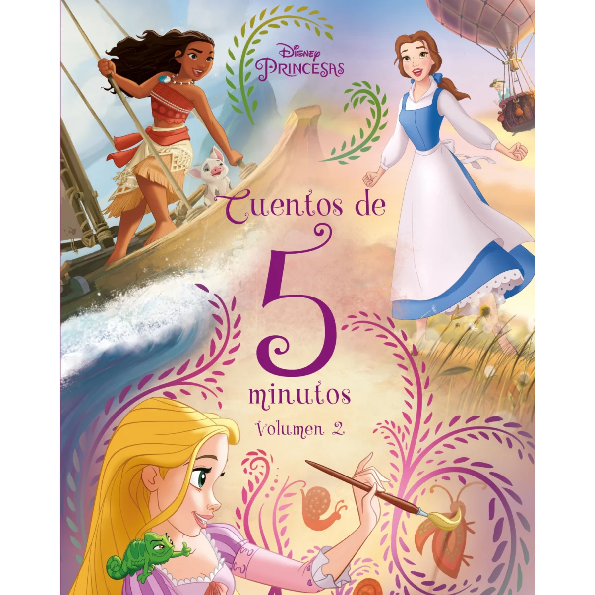 Princesas. Cuentos de 5 minutos. Volumen 2, Libros Disney