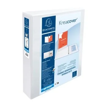 Carpeta canguro Din A4 4x50mm blanc Exacompta 51844E