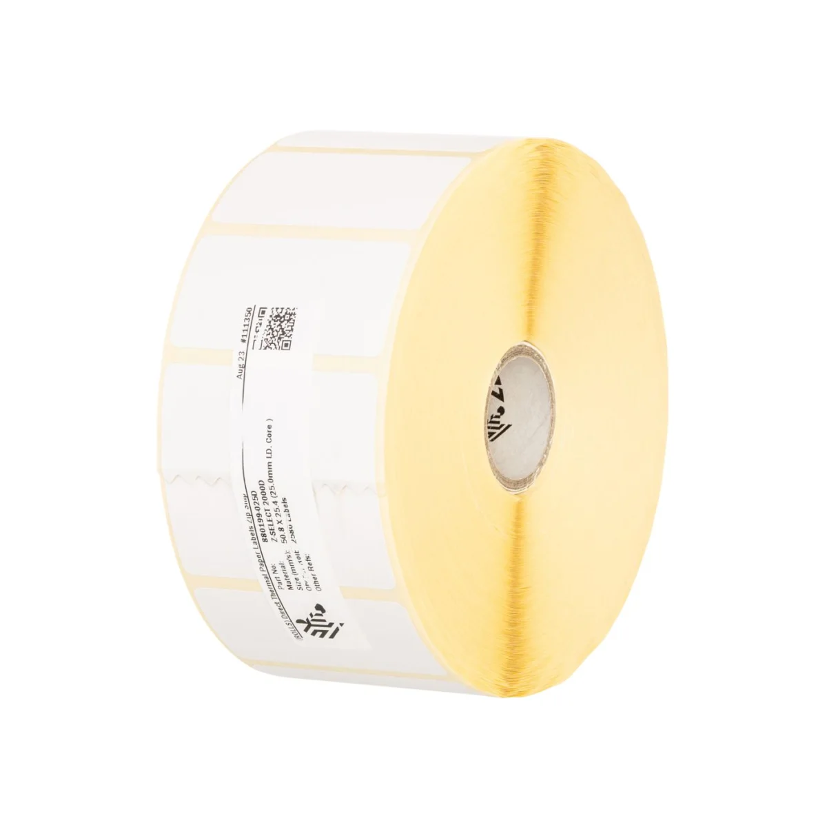 Rotllo etiquetes Zebra 50,8mmx25,4mm 880199-025D - caixa 12-