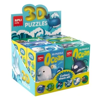 Puzzle 3D Animals oceà Apli 19943