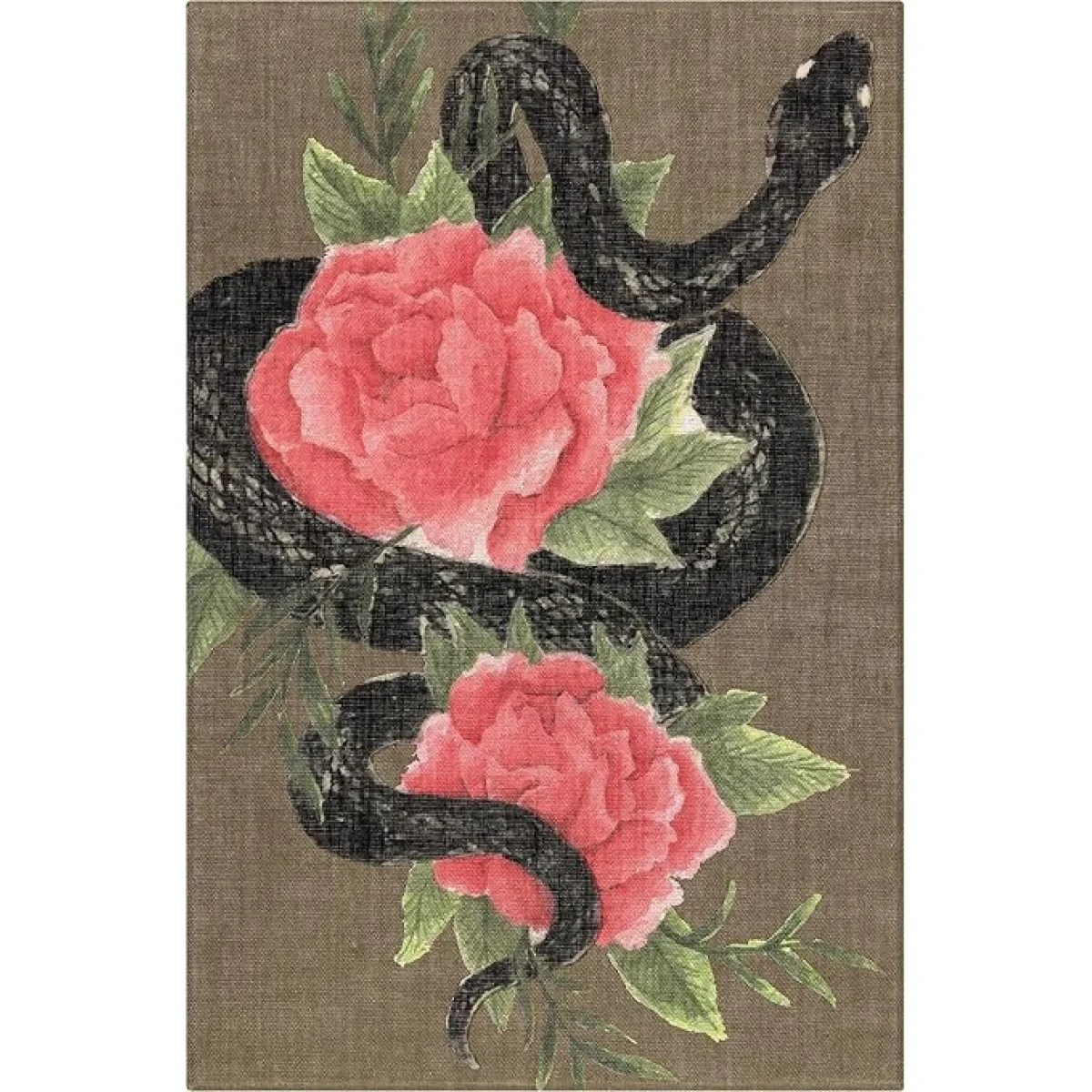Quadern 13x21 Serp amb rosa caixa ratlla L Moleskine LECNYSNKQP060BOX