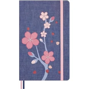 Quadern 13x21 Sakura Flor Rosa llist L Moleskine LESU08QP062
