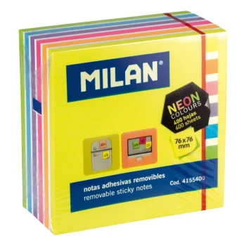 Notes adhesives color Neó 76x76 Milan 4155400