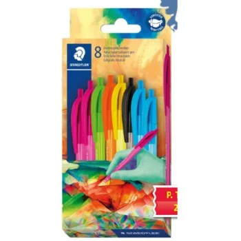 Estoig 8 boligrafs punta 1.0  Multiverse Staedtler 4230C8E2-2