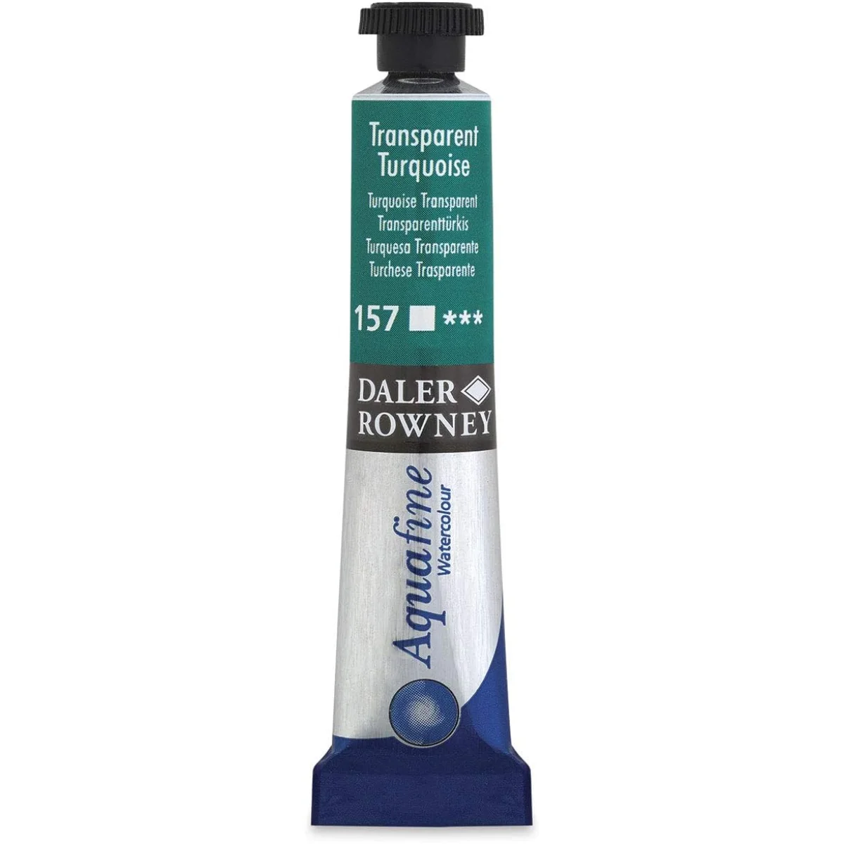 Aquarel.la Turquesa transparente 157 8 ml Aquafine Daler Rowney 