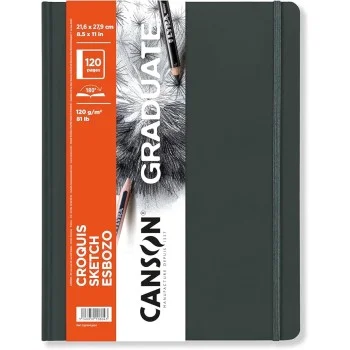 Quadern dibuix 21,6x27,9 60 f 120 g Graduate Sketch Canson c520003010