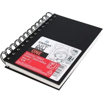 Quadern espiral esbossos 14x21,6 80f 100g Sketch One Canson c400039211