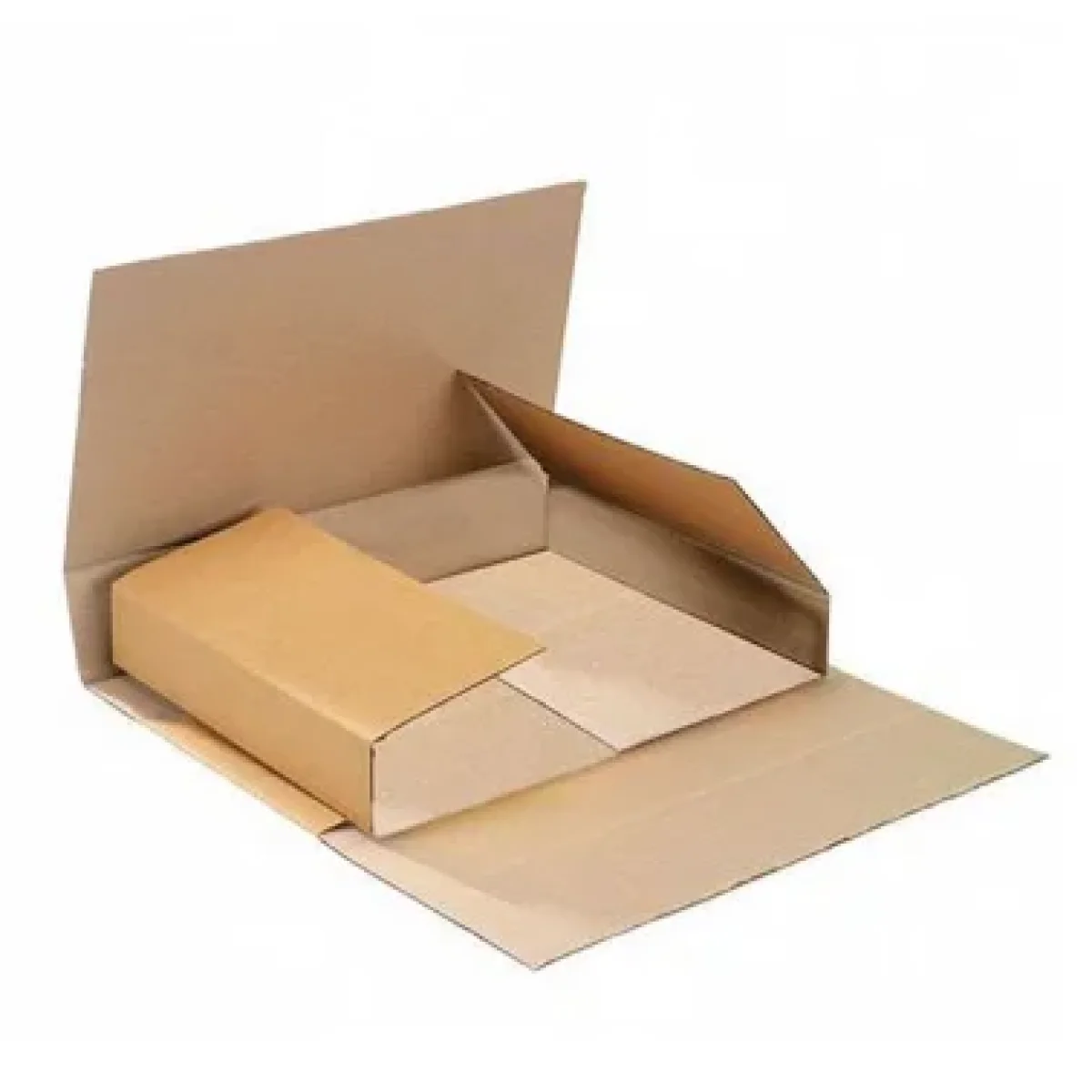 Caixa embalatge llibres 30x24x6 kraft Makro 003368