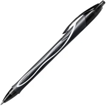 Boligraf tinta de gel retràctil negre Bic Gelocity 949873