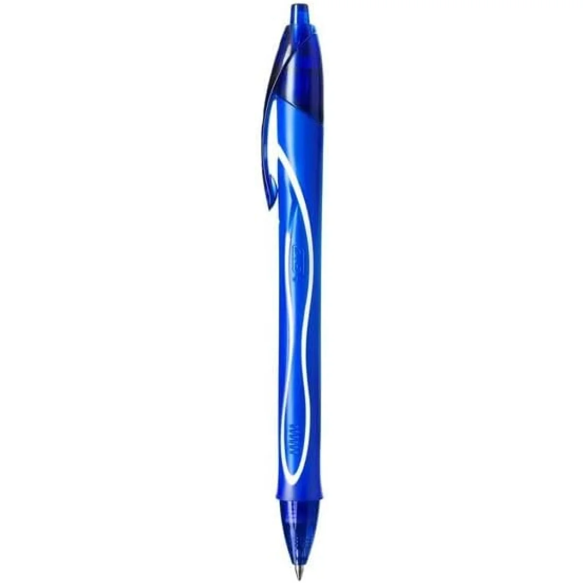 Boligraf tinta de gel retràctil blau Bic Gelocity 950442