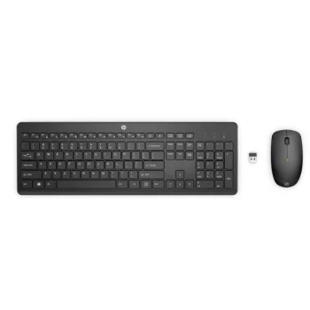 Teclat i mouse s/ fil òptic negre HP Combo 235