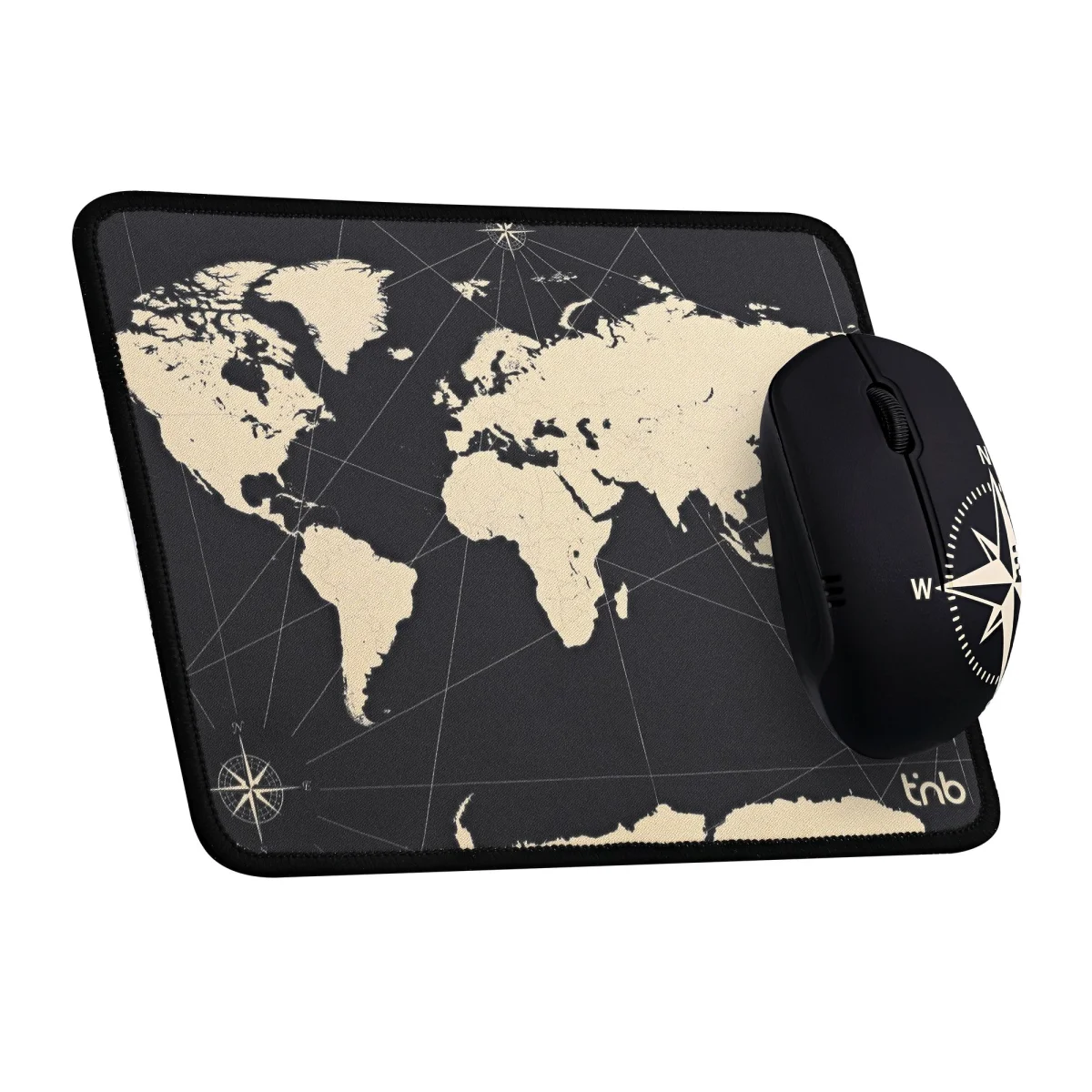 Mouse s/fil + catifa TNB Travel BUMWXTRAVEL