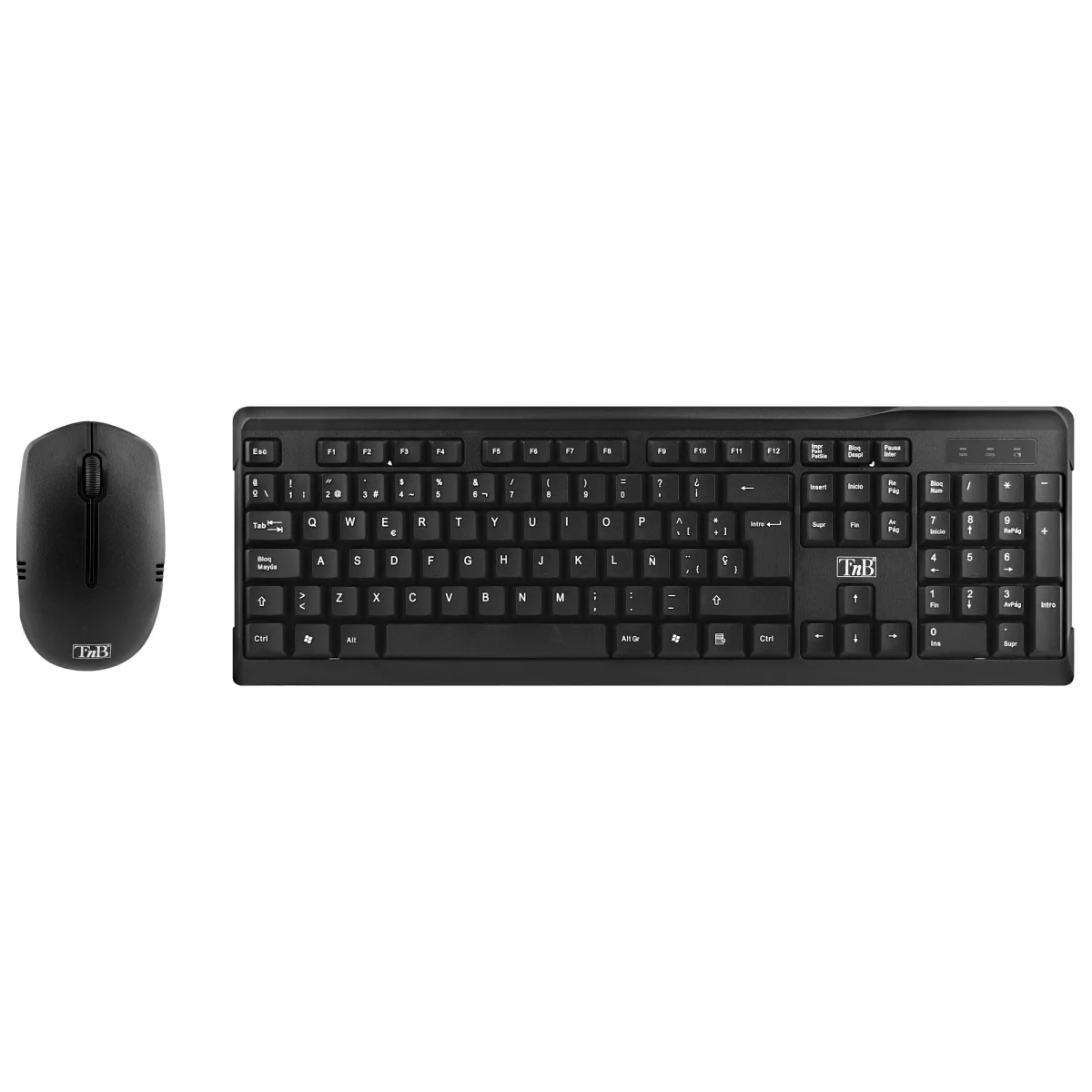 Teclat i mouse s/fil negre TNB Combo Bridge KBSCFIRSTES