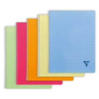 Llibreta espiral PP 50 fulls 90g seyes 24x32 Clairefontaine Linicolor