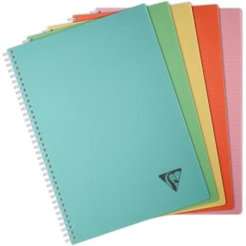 Llibreta espiral PP 50 fulls 90g seyes A4 Clairefontaine Linicolor