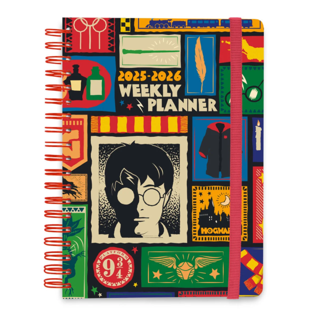 Agenda escolar s/v A5 12 mesos Harry Potter Erik