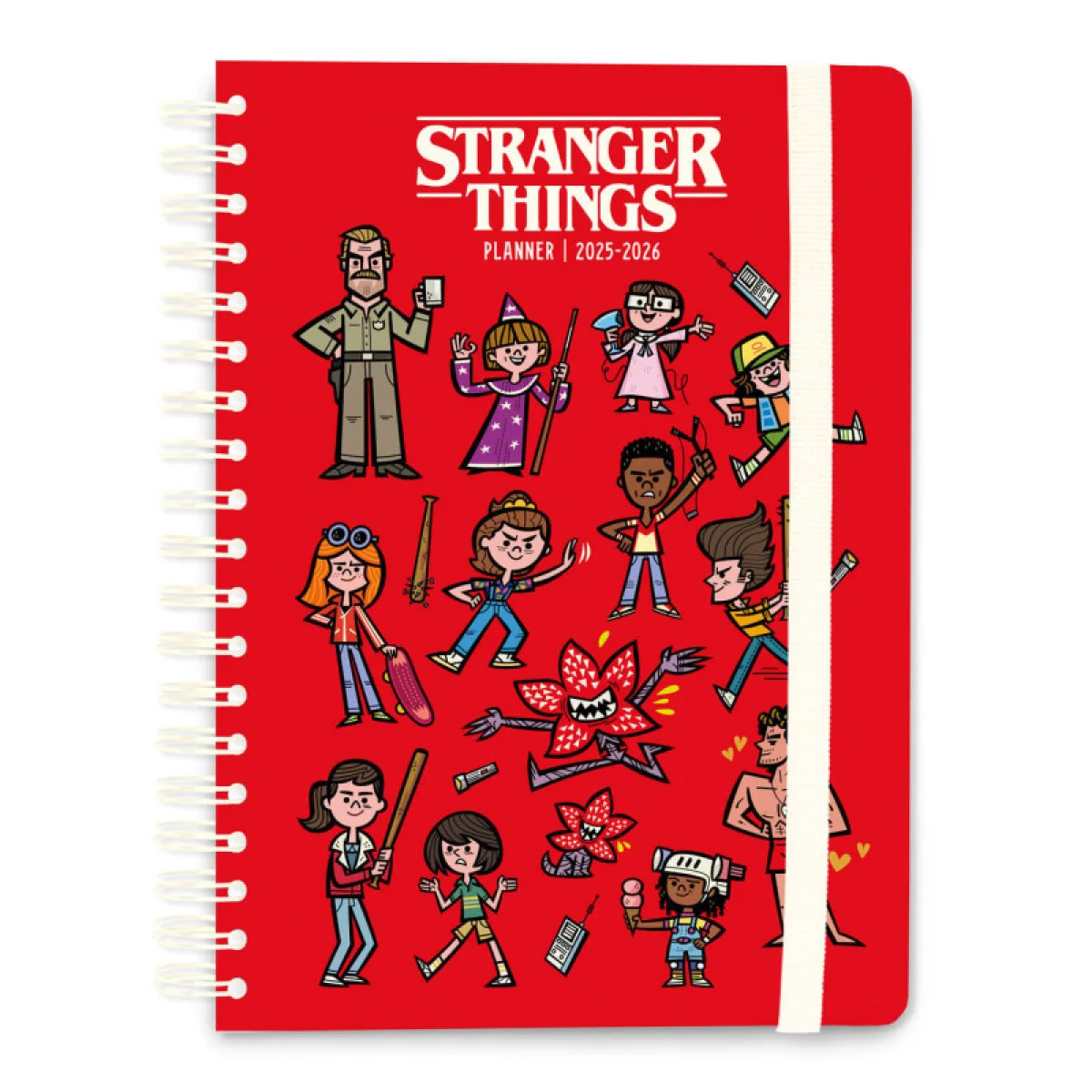 Agenda escolar s/v A5 12 mesos Stranger Things Erik
