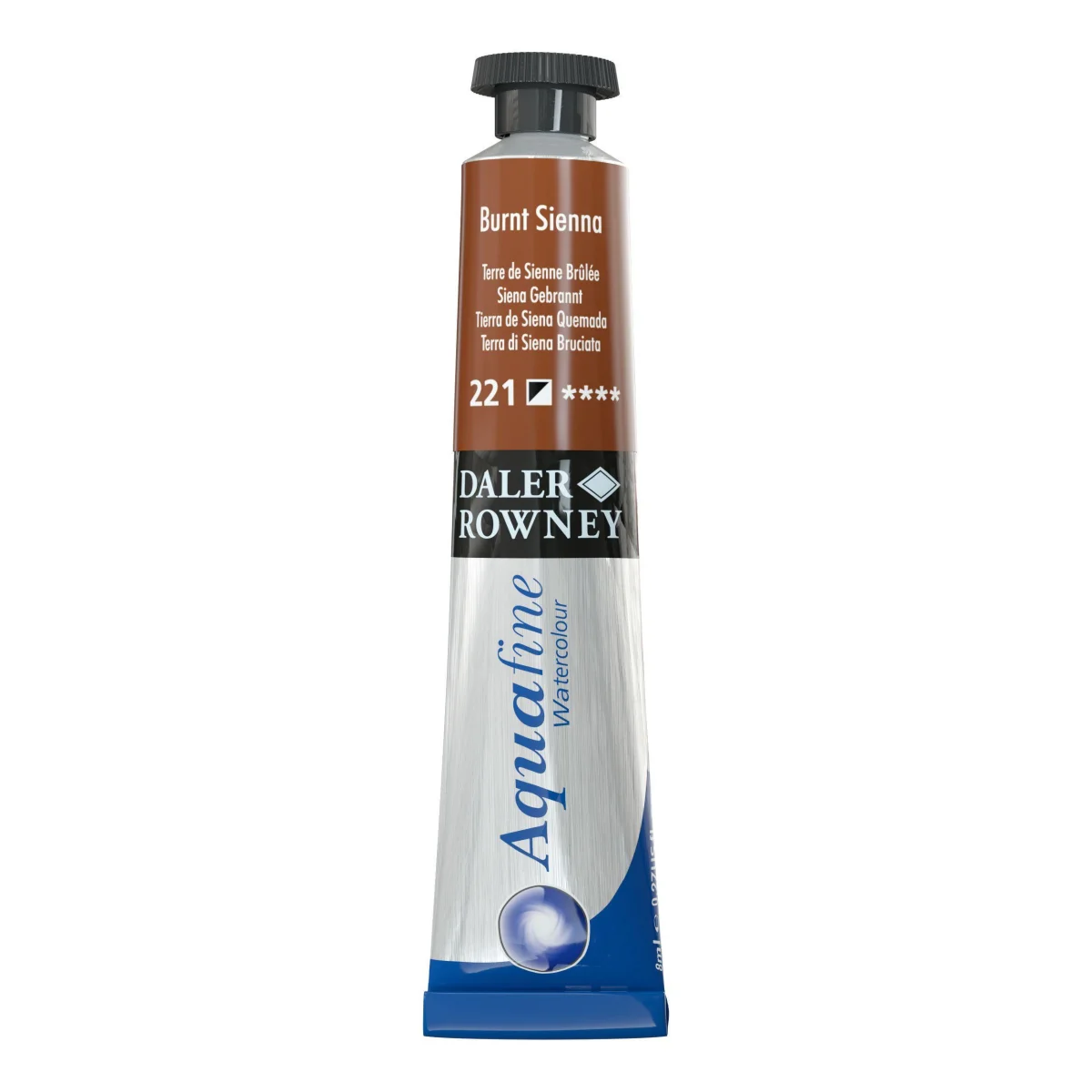 Aquarel.la Siena Burnt 221 8 ml Aquafine Daler Rowney D131008221