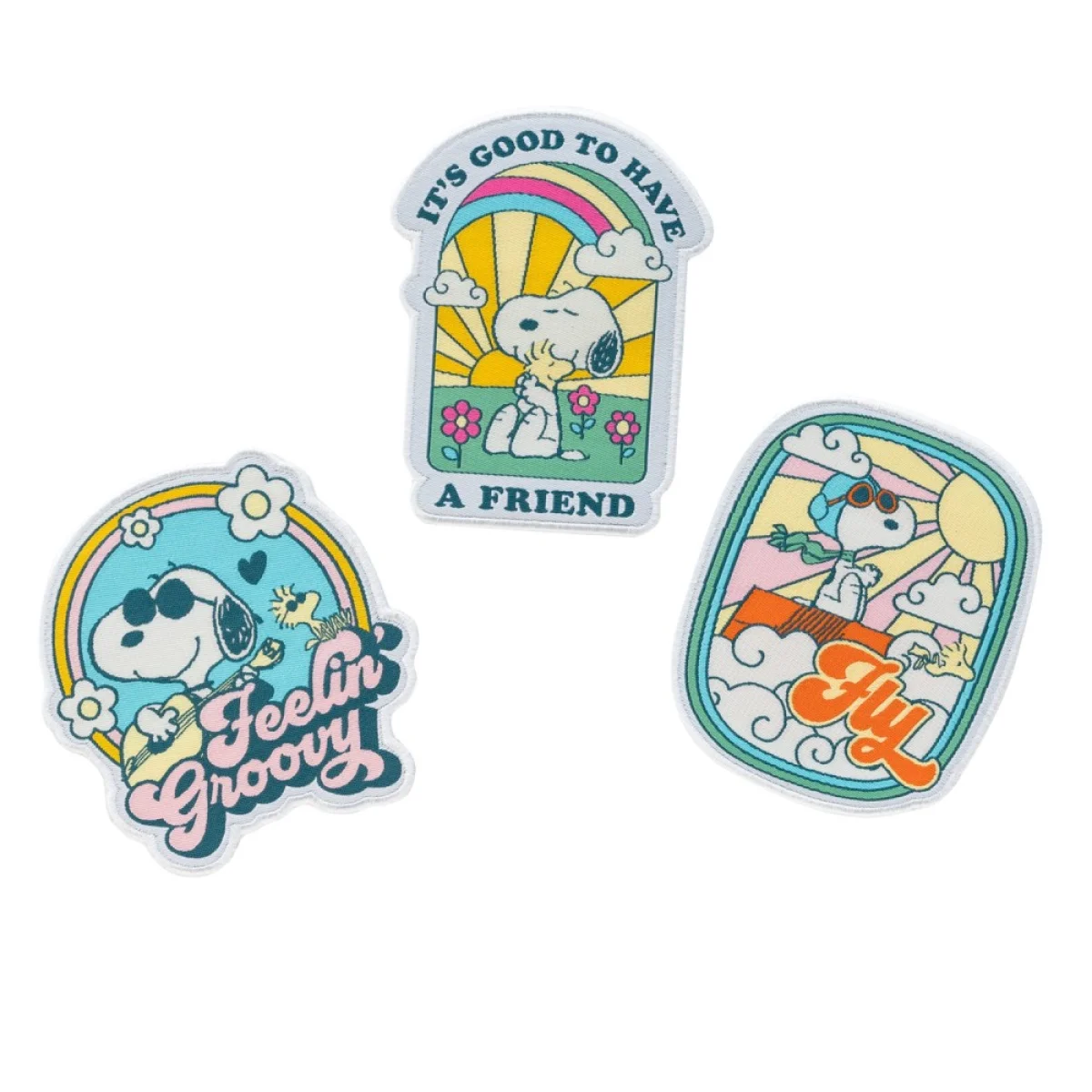 Set 3 pegats brodats Snoopy Erik SETP08 