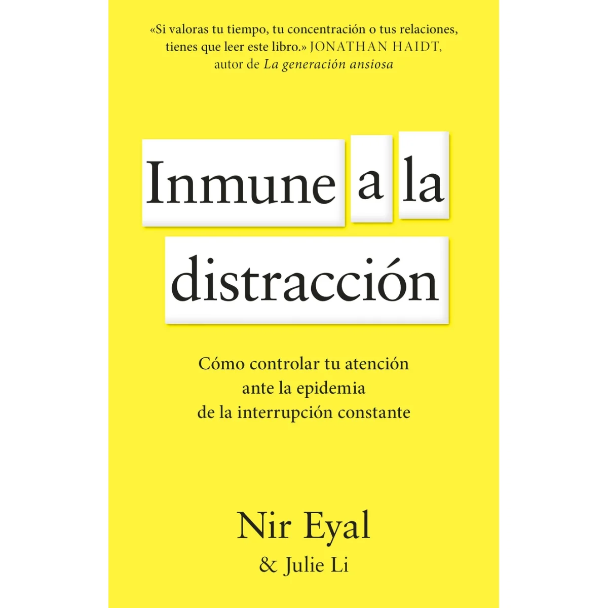 Inmune a la distracción, Nir Eyal, Peninsula