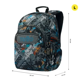 Motxilla 33x44x14 Okubo Acuareles Totto