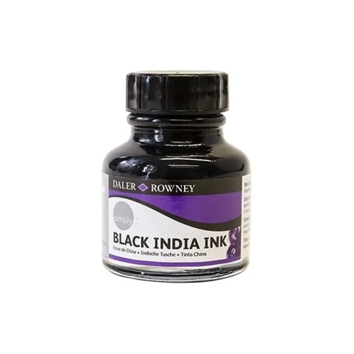 Tinta xina negra 29,5ml Daler Rowney D164029028