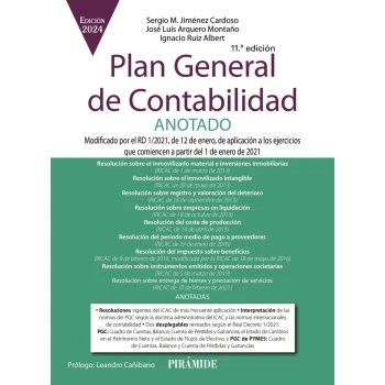 Plan general de contabilidad Anotado, 11 edición, Pirámide