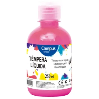 Tempera escolar magenta 250 ml Campus 630569