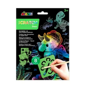 Scratch amb plantilla dinosaures Avenir 721495