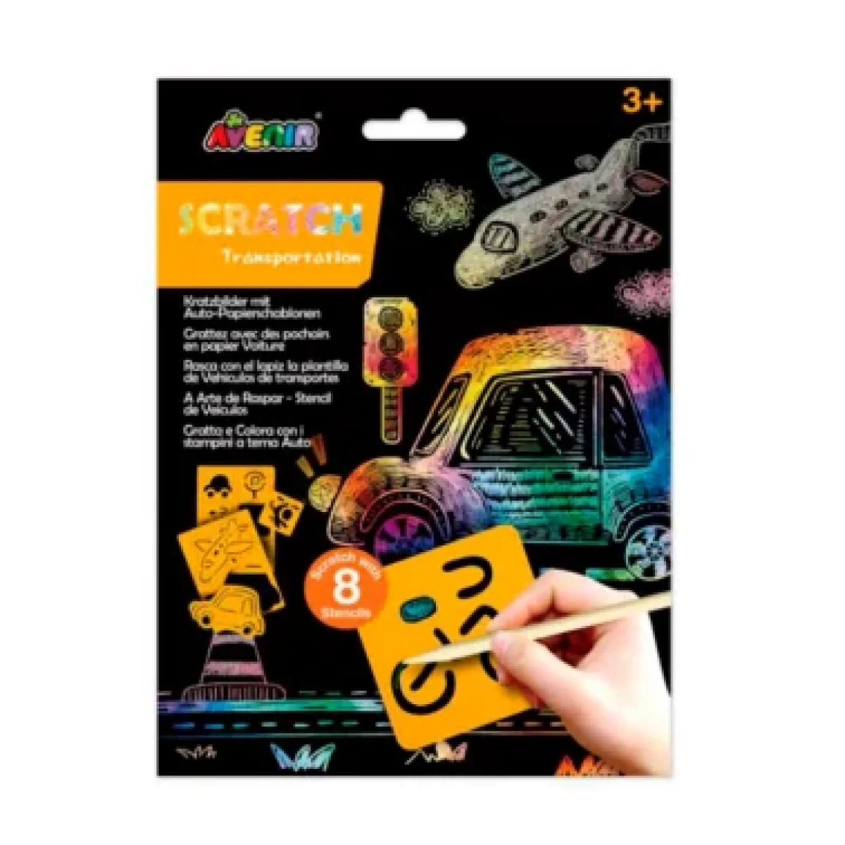 Scratch amb plantilla transports Avenir 721496