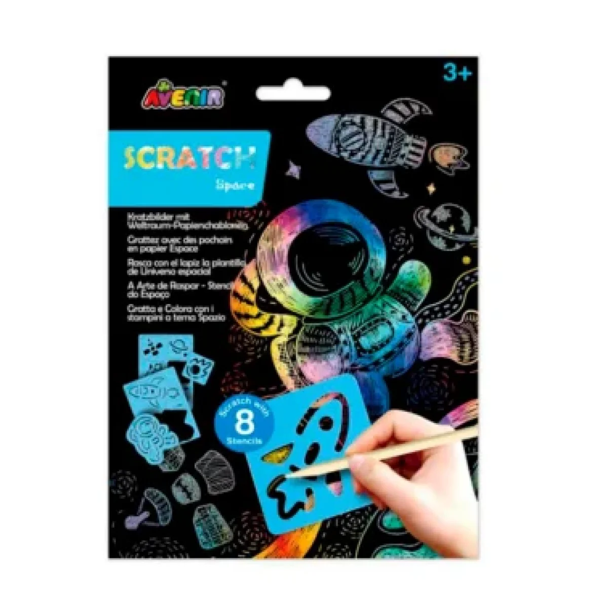 Scratch amb plantilla transports espai Avenir 721497