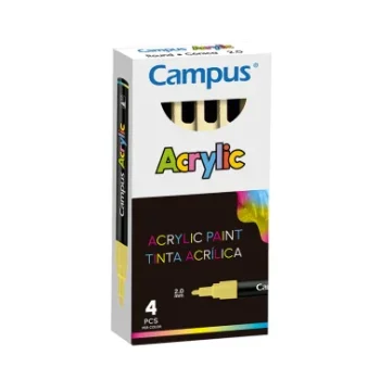 Retolador acrylic groc pastel 2mm Campus 081281