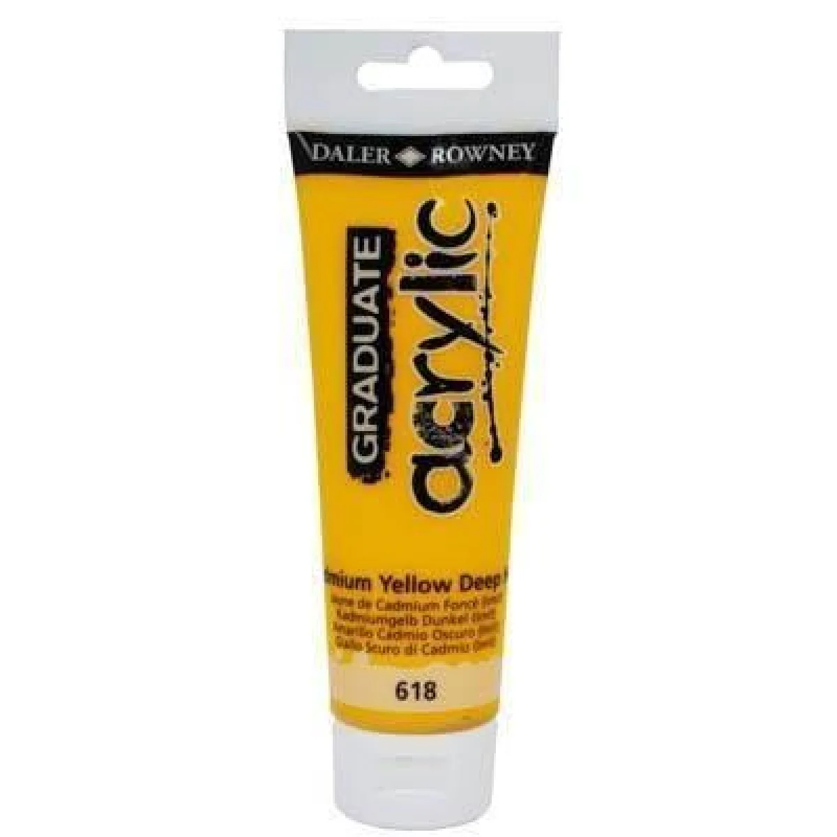Pintura acrílica groc cadmiun deep hue 120 mml Graduate D123120618