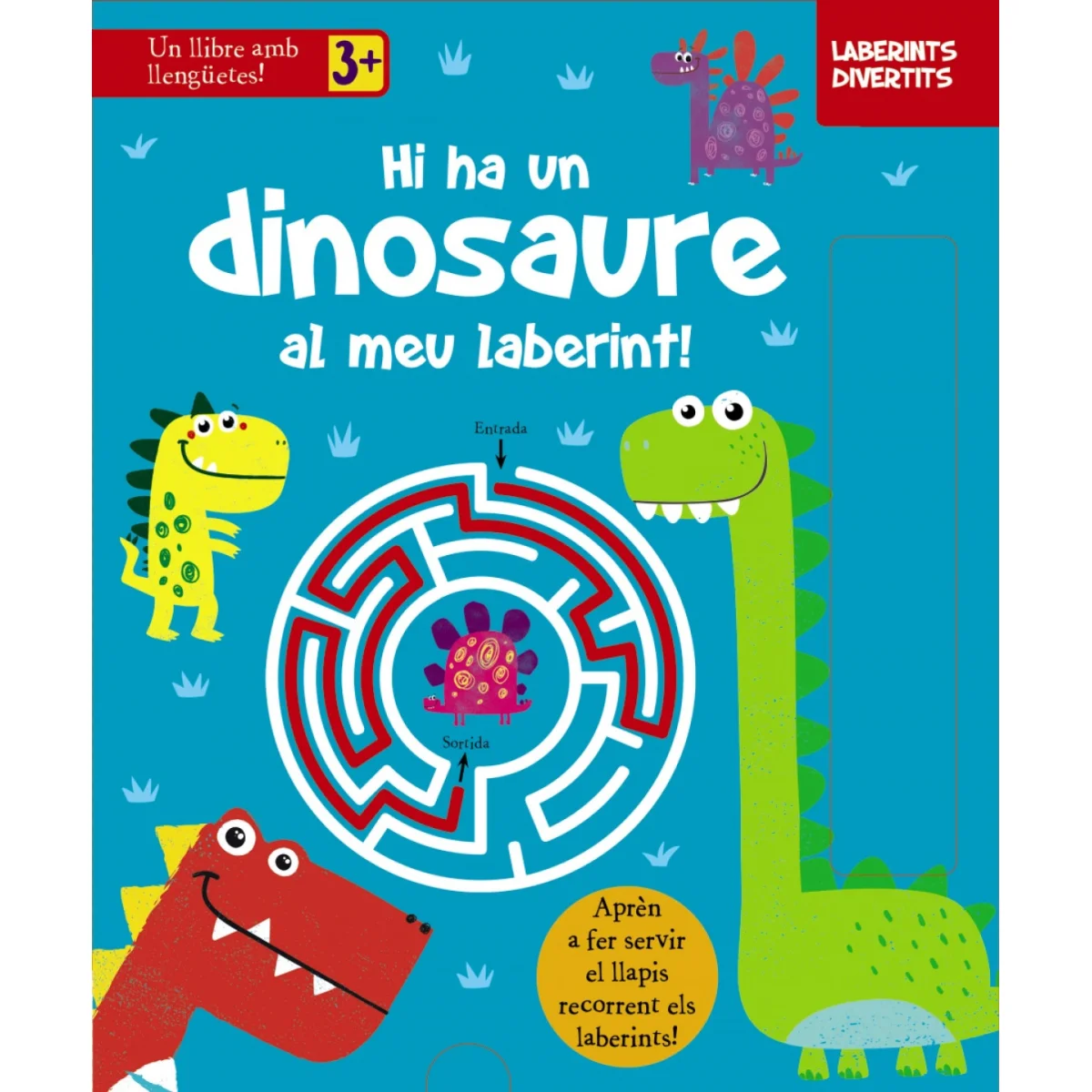 Laberints divertits. Hi ha un dinosaure al meu laberint! Bruixola