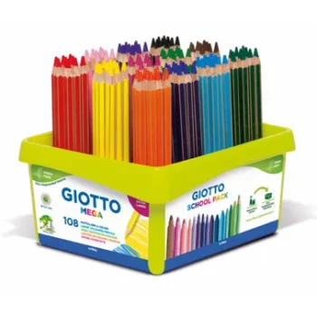 Llapis de colors Giotto Mega Pack Escolar  -estoig 108- F523500
